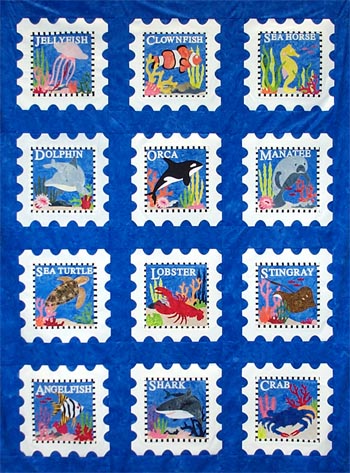 Sea Life Complete Quilt Photo